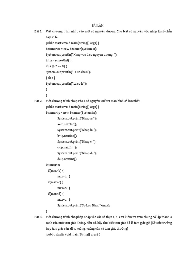 Bai Tap 100-100 | PDF
