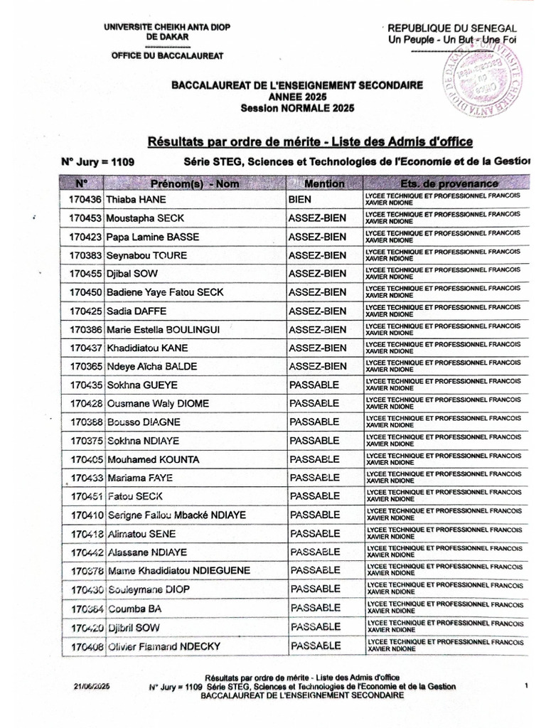 Admis D'office Steg | PDF