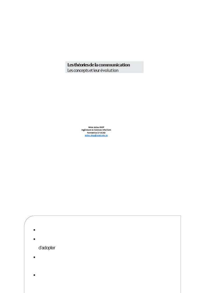 Principes fondamentaux de la communication | PDF | la communication ...