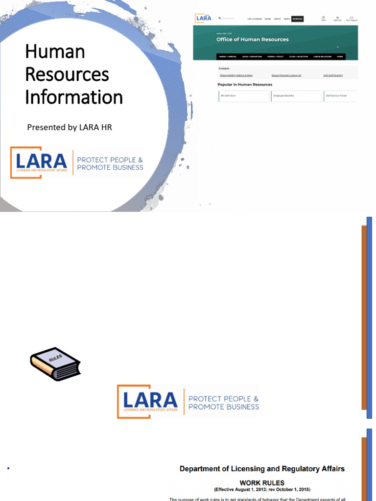 LARA Orientation Rev 5 15 12 | PDF | Employment | Harassment