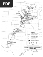 NGPL System Map Overview 2023 | PDF | Pipeline Transport | Natural Gas