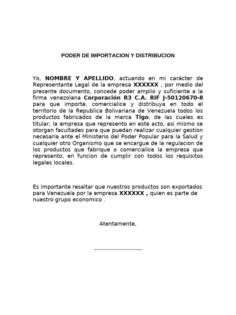 Modelo Poder de Importacion y Distribucion | PDF
