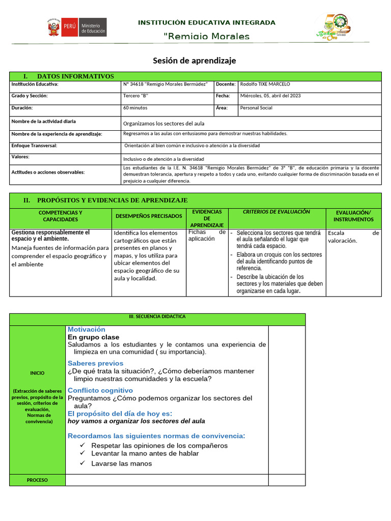 Organización del Aula en Educación Primaria | PDF | Aprendizaje ...