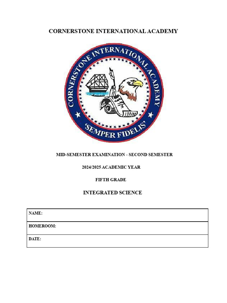 Int. Science Mid-Semester Exams Questions | PDF | Pollination | Skin