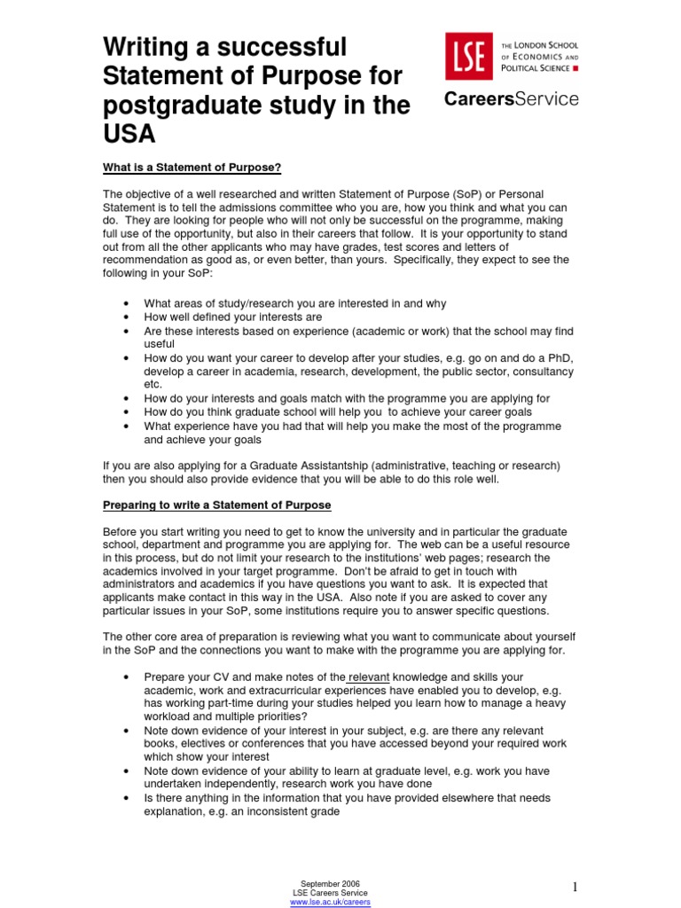 Personal statement examples image