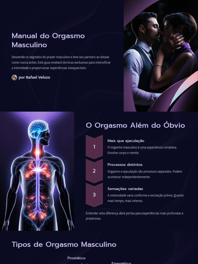 Manual do Orgasmo Masculino | PDF | Orgasmo | Ejaculação