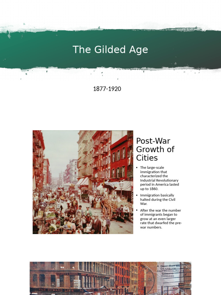 Gilded Age: Immigration and Industry Impact | PDF | Racial Segregation ...