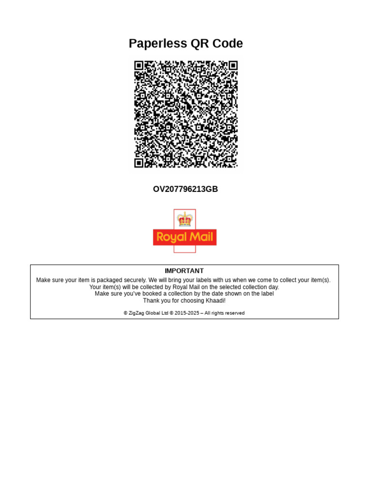 Khaadi QR Code Return Instructions | PDF