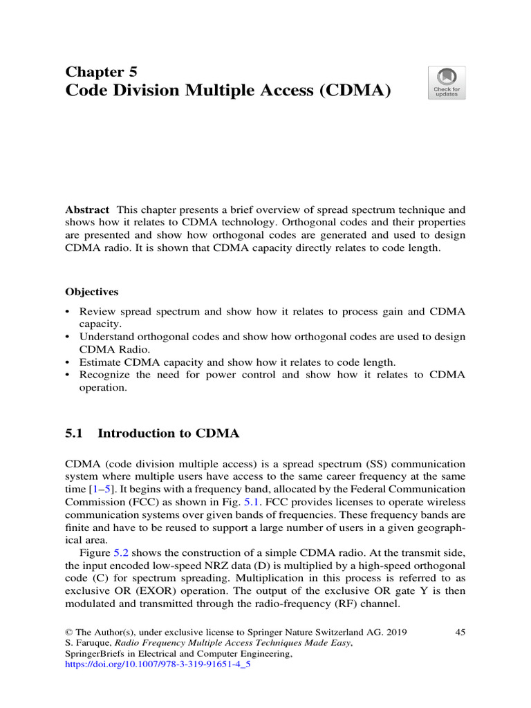 IE09 S11119294 Lectura 05 | PDF | Channel Access Method | Radio