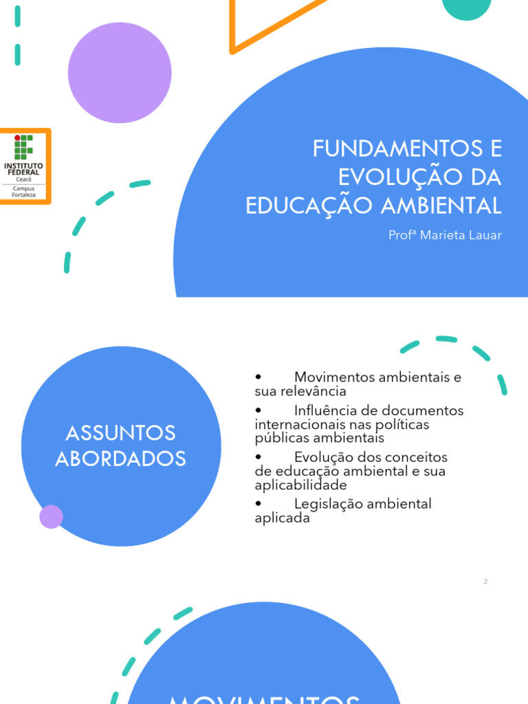 Aulas Slides - Completo | PDF | Movimento ambientalista | Sustentabilidade
