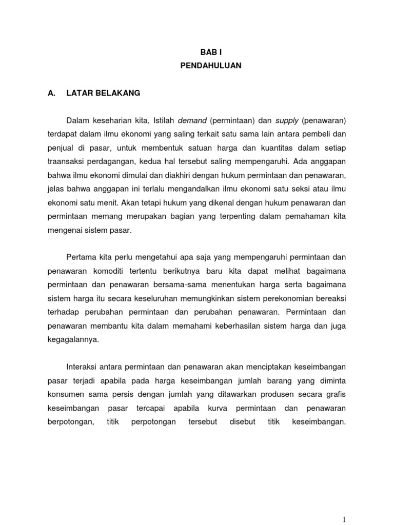 Makalah Ekonomi Makro Dan Mikro