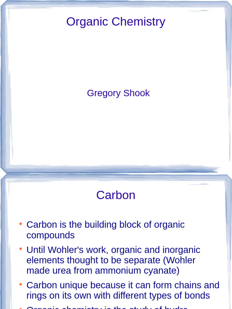 Overview of Organic Chemistry Concepts | PDF | Carbohydrates | Proteins