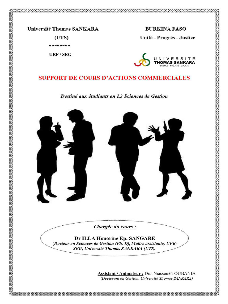 Cours Actions Commerciales | PDF