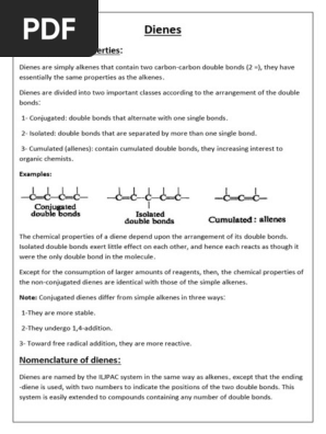 Cumulated Diene System