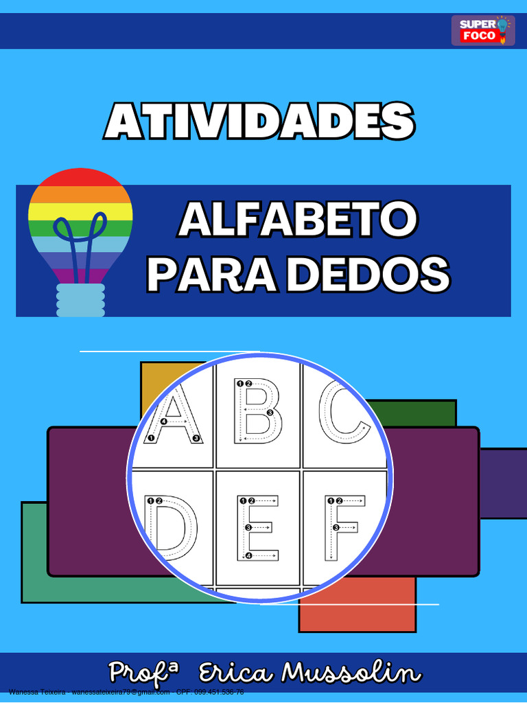 Alfabeto Manual para Crianças Autistas | PDF | Aprendizado