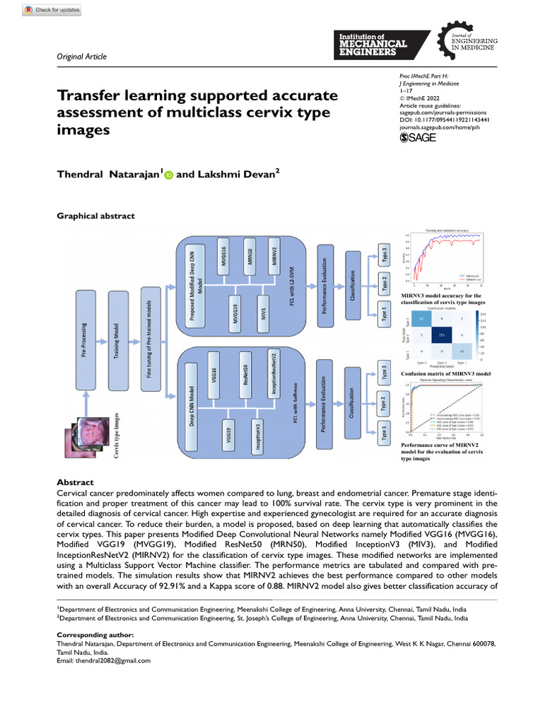 Deep Learning for Cervix Type Classification | PDF | Cervical Cancer ...