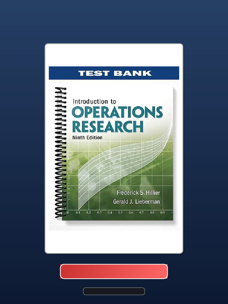 Verified PDF Download Introduction To Operations Research 9th Edition ...