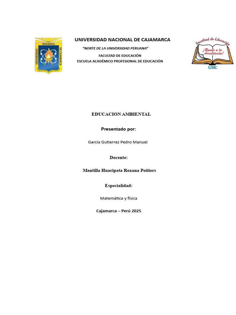 Plan Nacional de Educación Ambiental 2025 | PDF | Sustentabilidad