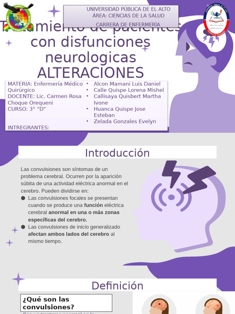 Convulsiones 3ro D | PDF | Epilepsia | Cerebro