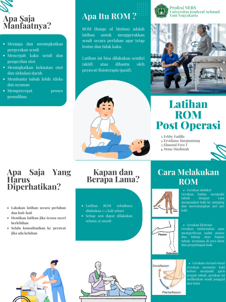 Latihan ROM untuk Pemulihan Sendi | PDF