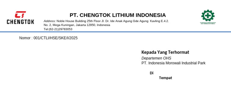 Form Amplop Ctli | PDF