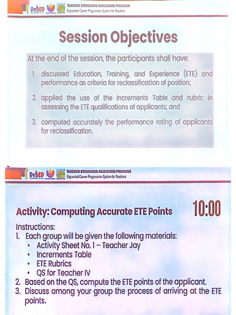Assessors Seminar | PDF