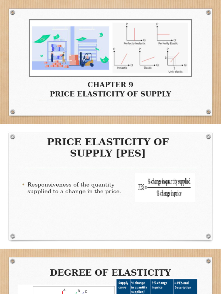 Understanding Price Elasticity of Supply | PDF | Supply (Economics ...
