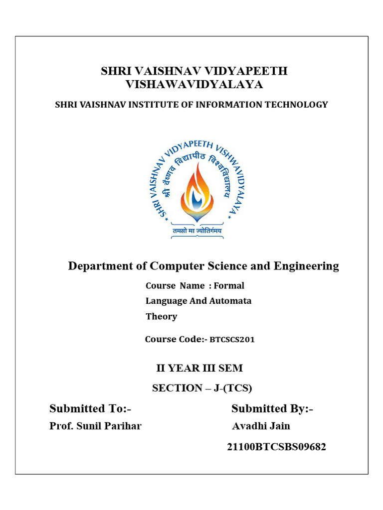 Formal Language Programming Experiments | PDF | Software Engineering ...