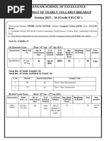 10 (CS-0478) IGCSE Syllabus Breakup 2025-26 | PDF | Computer Science ...