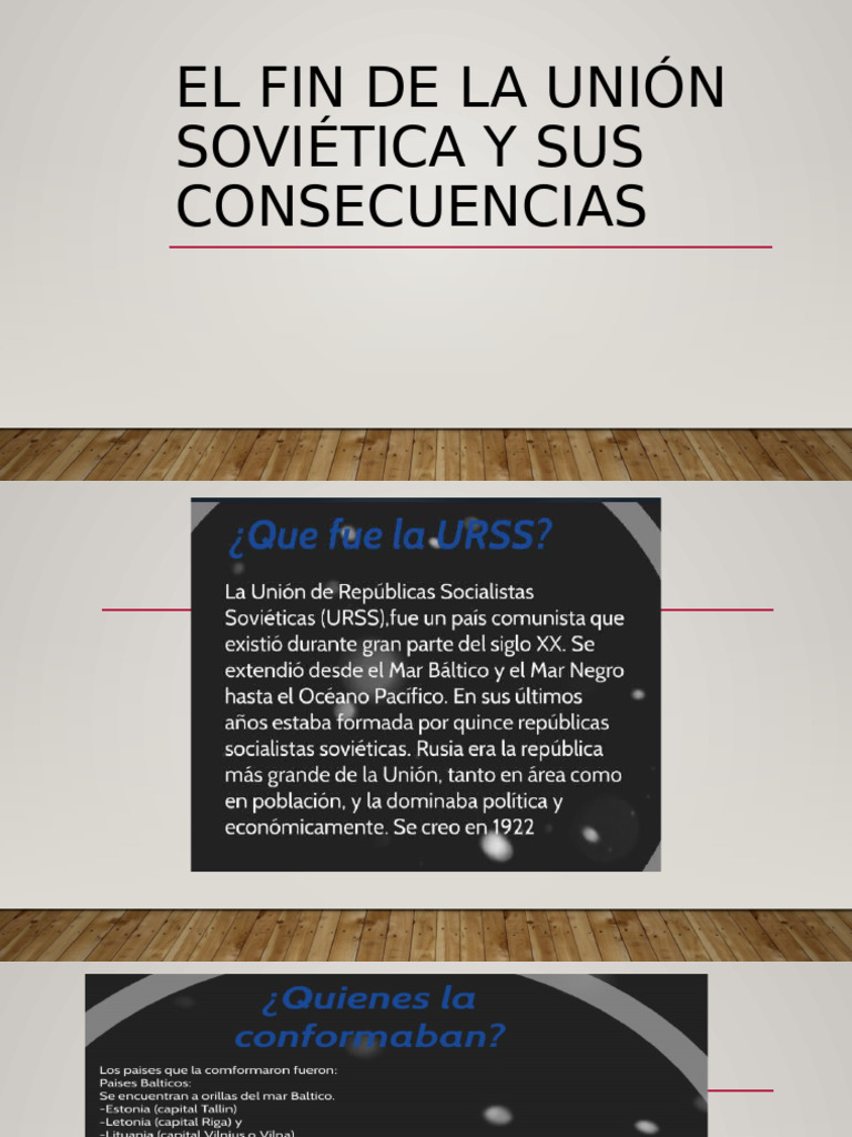 El Fin de La Unión Soviética y Sus | PDF