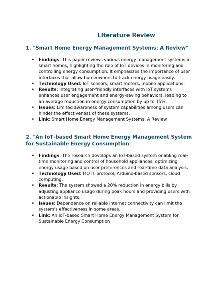 IoT in Smart Home Energy Management | PDF | Internet Of Things | Home ...