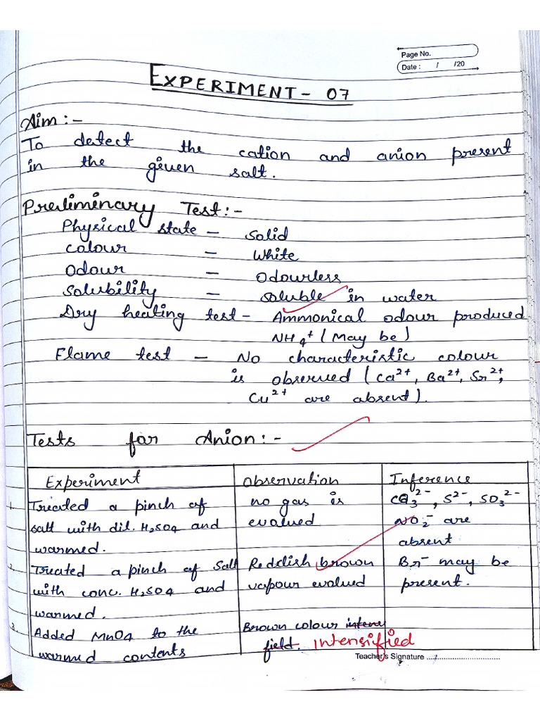 Experiment No 7 | PDF