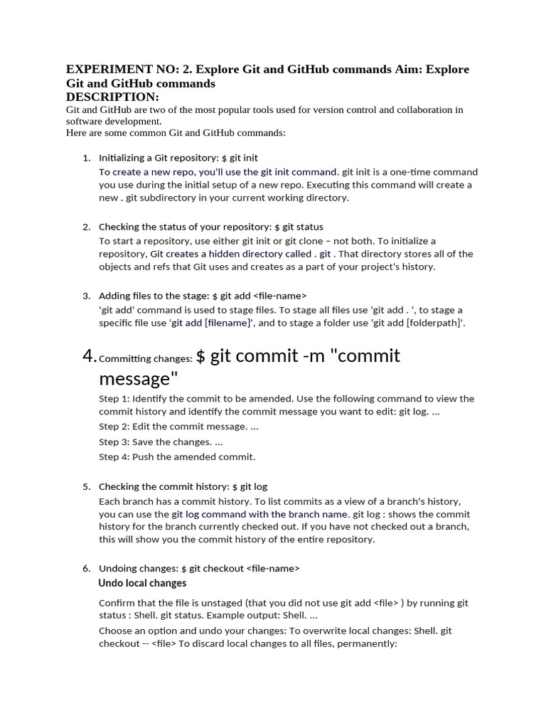 Devops Lab Exp-2 | PDF | Computer File | Version Control