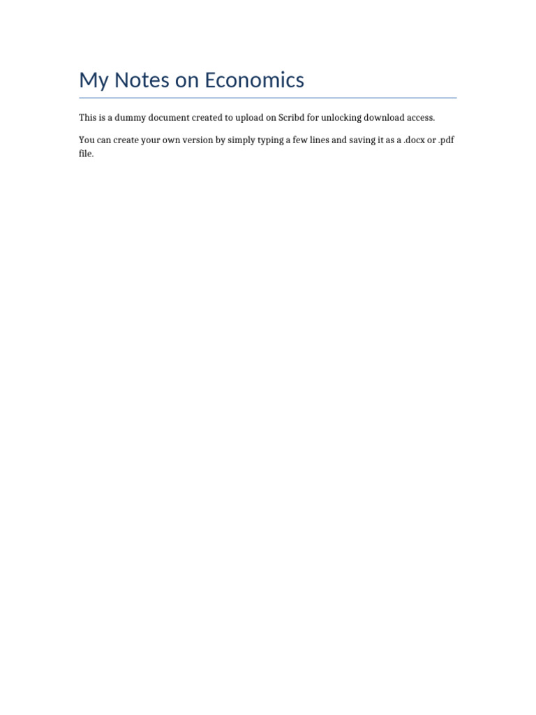 Scribd Dummy Upload | PDF