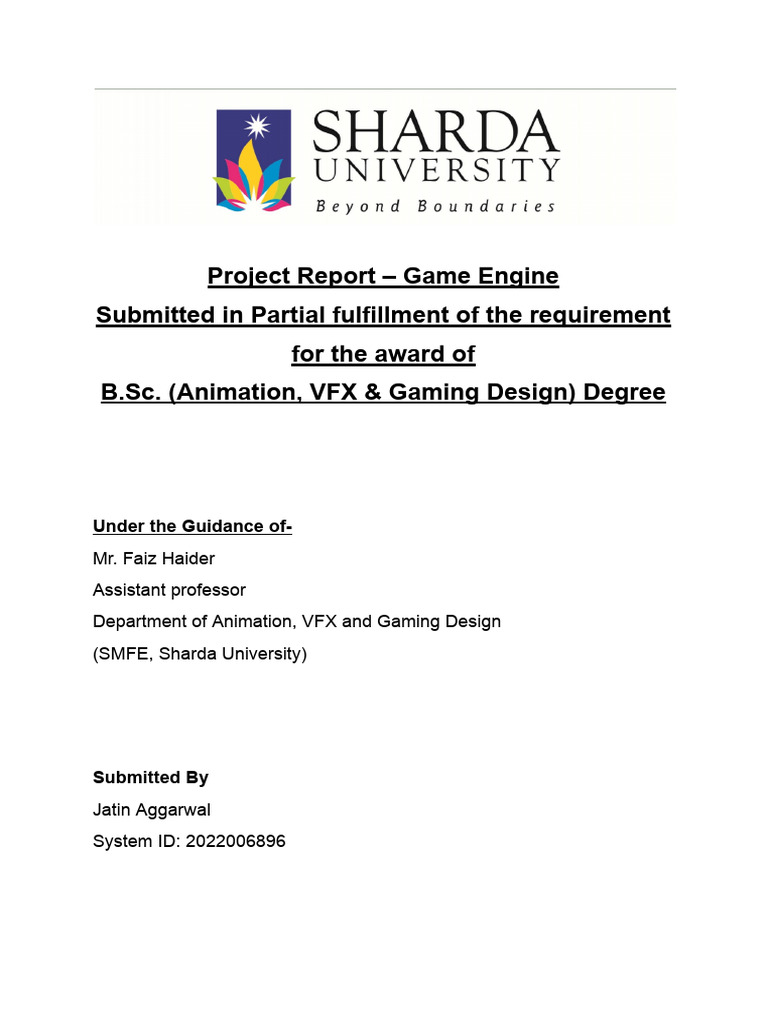 Game Engine Project Report Overview | PDF | Texture Mapping | Spline ...