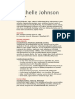 Resume, Michelle Johnson