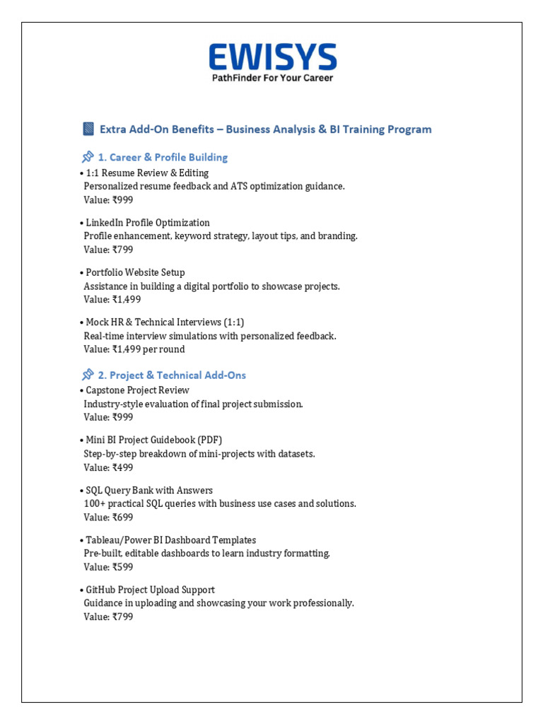 Business Analysis Benefits | PDF