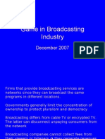game in broadcasting industry - rino bernando