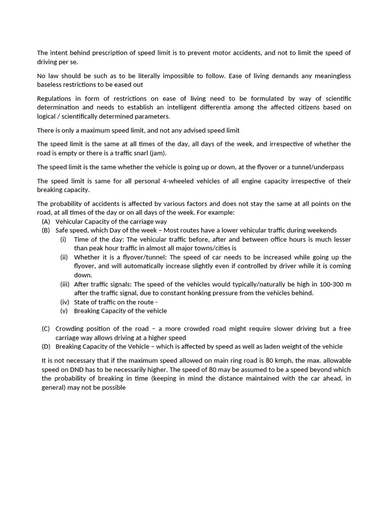 Speed Limits for Buses Outside Urban Areas | PDF | Traffic | Speed Limit