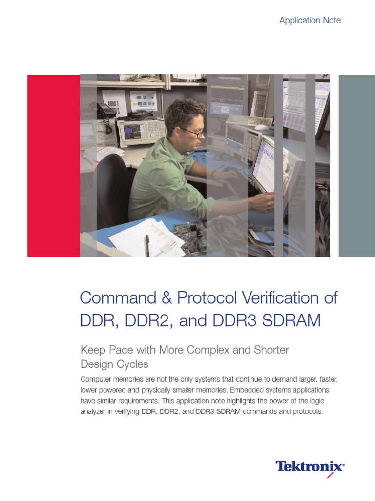 DDR SDRAM Command Verification Guide | PDF | Dynamic Random Access ...