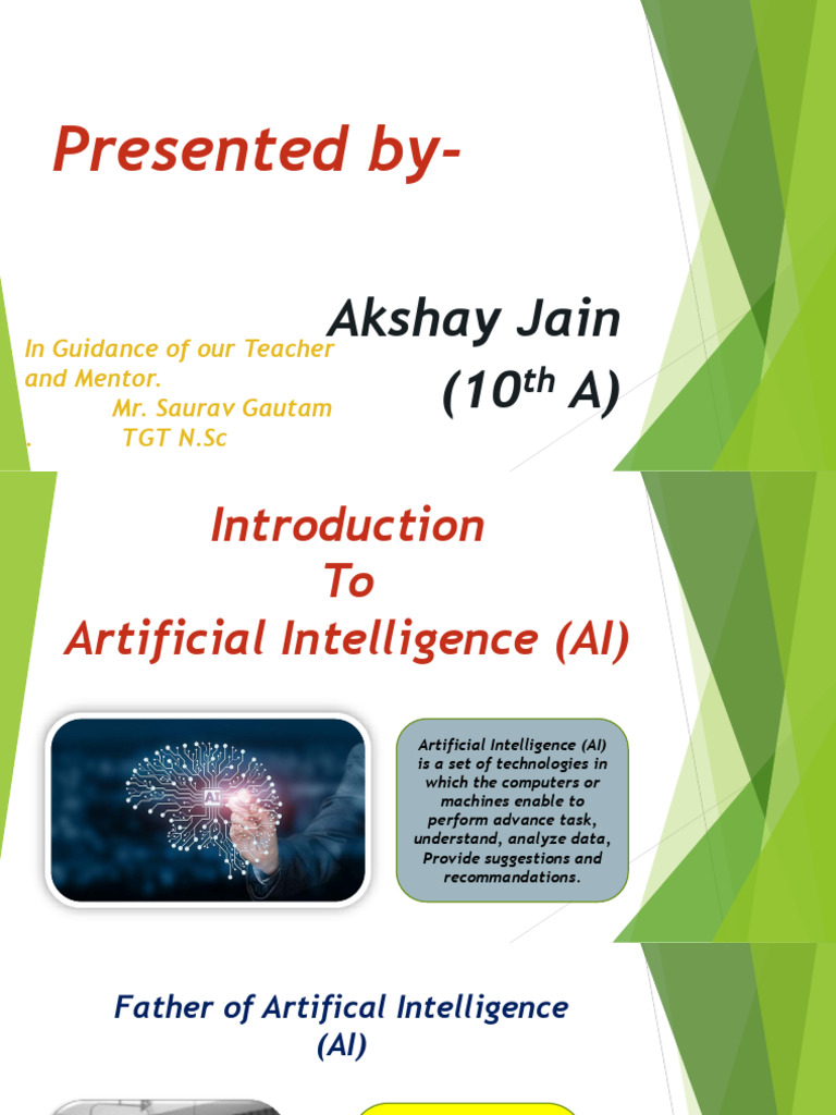 12 Slides (PDF) Science Presentation | PDF | Artificial Intelligence ...