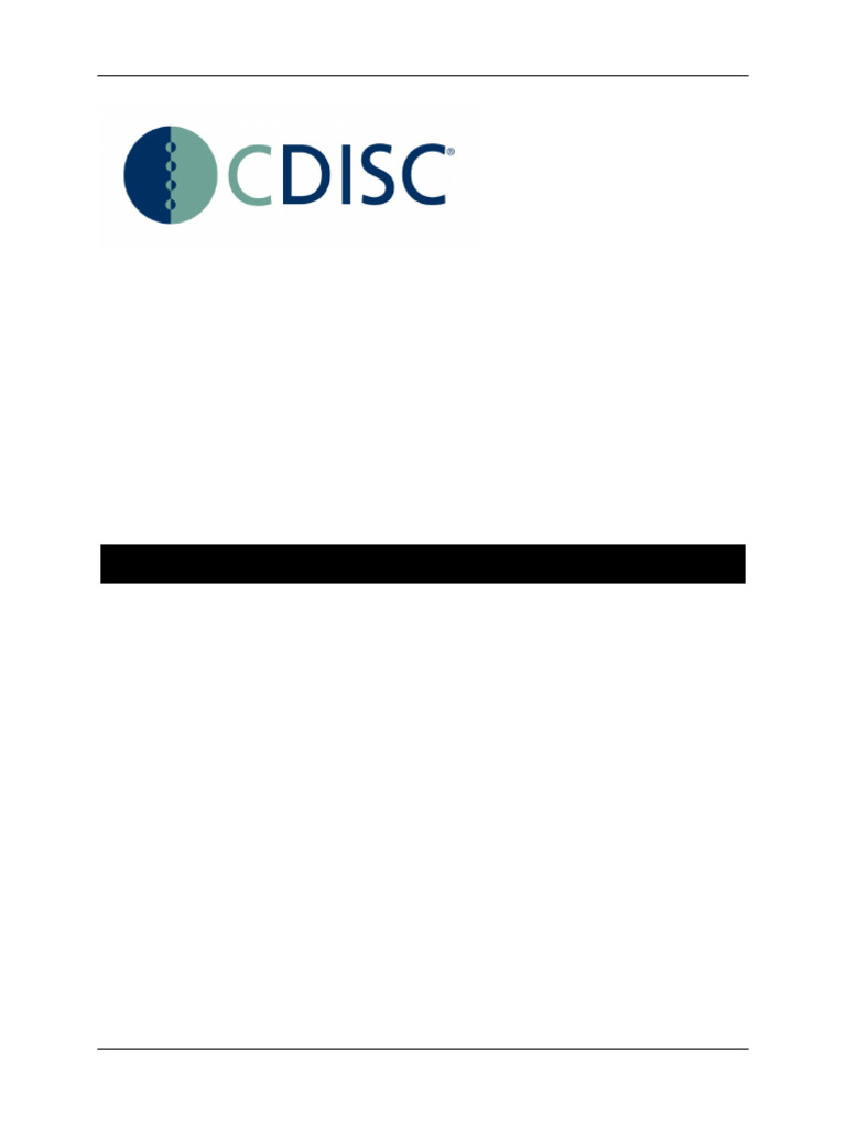 CDISC SDTM Version 1.4 Overview | PDF | Information Science | Data