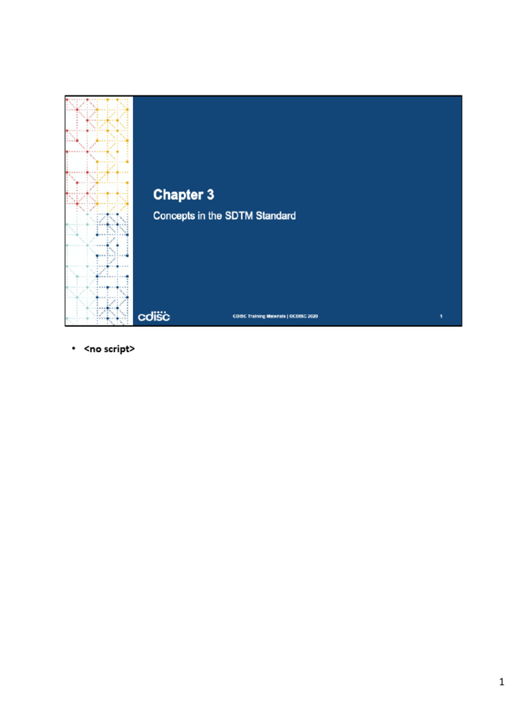 SDTM001 Chapter 3 Script | PDF | Information Retrieval | Information ...