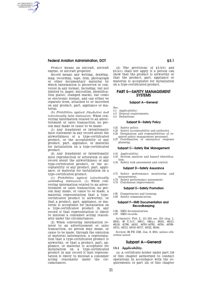 FAA Safety Management System Guidelines | PDF | Risk | Safety