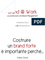 Brand@Work - Le professioni del Brand Management