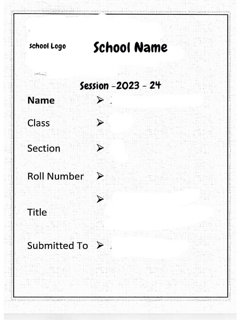 Format of Project Work | PDF