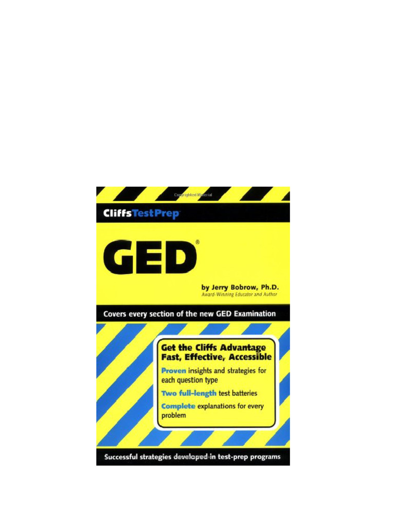CliffsTestPrep GED 1st Edition Jerry Bobrow download PDF CliffsTestPrep GED 1st Edition Jerry Bobrow download PDF