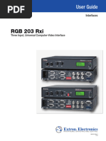 Extron VTG 400 – Neuf Jamais Utilisé – Complet – Compatible Minties
