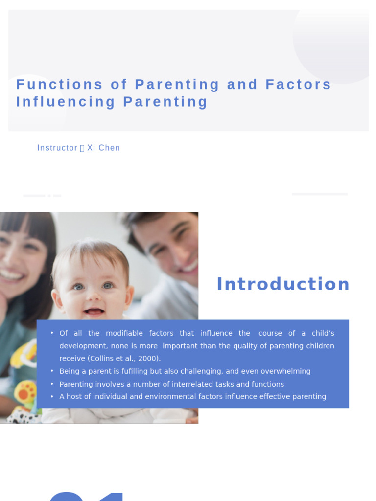 Functions and Influences of Parenting | PDF | Parenting | Child Development