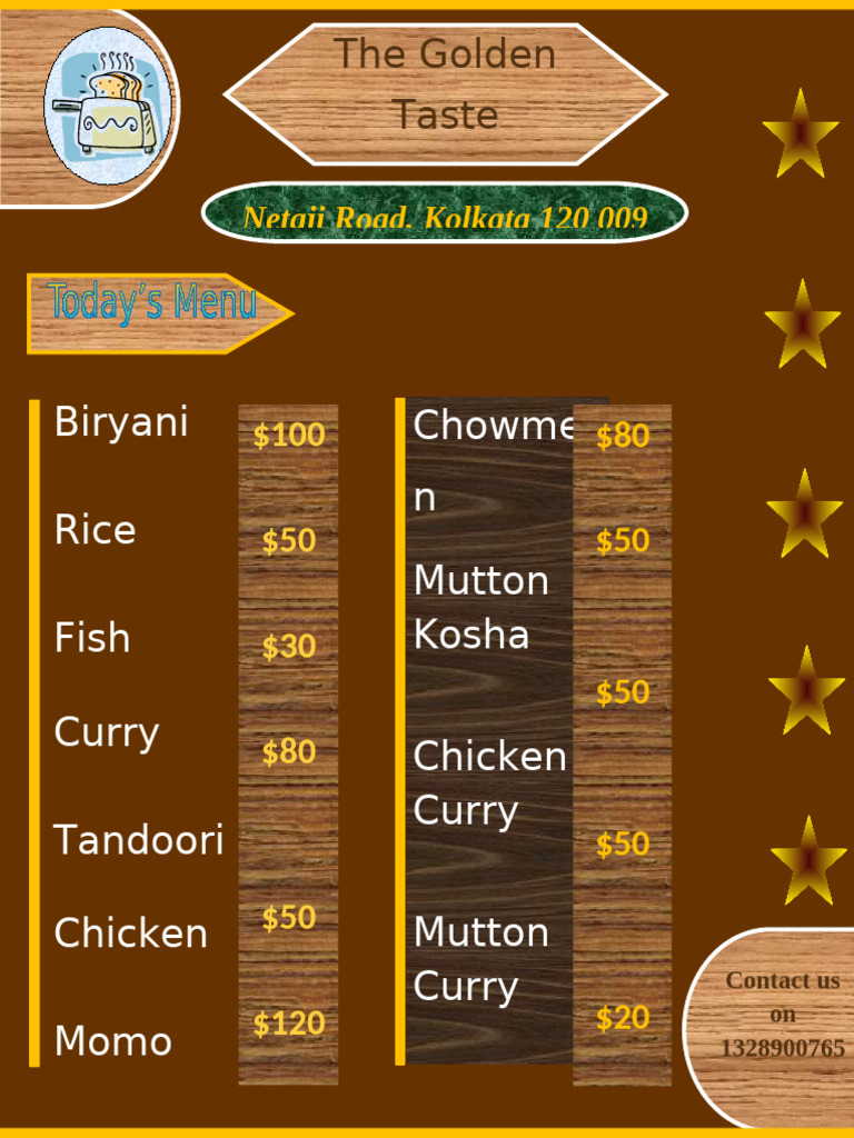 The Great Restaurant Main | PDF